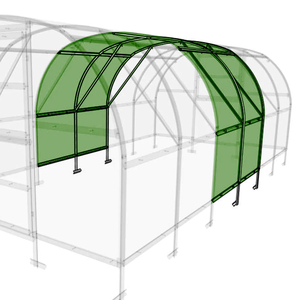 Drivhusudvidelse 3 x 2 m (6m²)