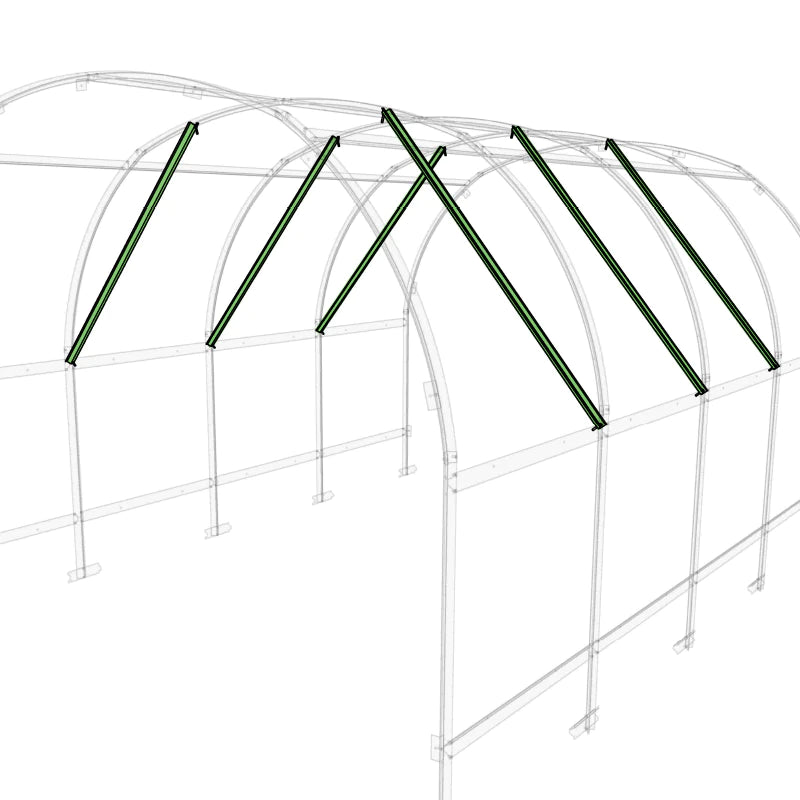 Forstærkninger til drivhuset Amber (sæt med 2 stk.)